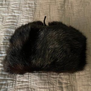 CHILDS RUSSIAN MINK HAT NWOT